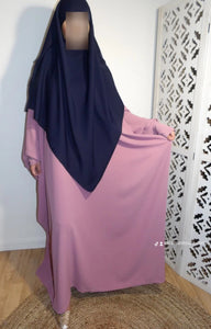 MAXI Khimar 3 voiles soie de medine