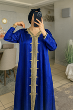 Charger l'image dans la galerie, Caftan marocain Jawhara avec sfifa dorée – Mariage, Aïd, cérémonie
