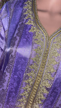 Charger l'image dans la galerie, Caftan marocain Jawhara avec sfifa dorée – Mariage, Aïd, cérémonie