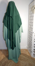 Laden Sie das Bild in den Galerie-Viewer, MAXI Khimar 3 voiles soie de medine