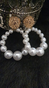 Boucles d'oreille perles - Sara mastoura